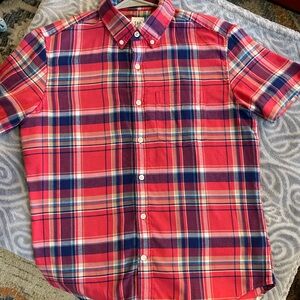 GAP Men’s Small plaid button up
